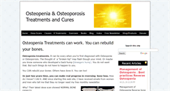Desktop Screenshot of osteopenia3.com